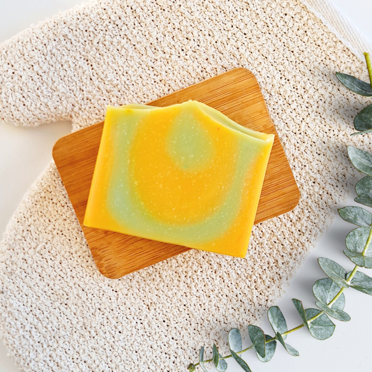Lime Mango natural soap bar handmade in New Zealand