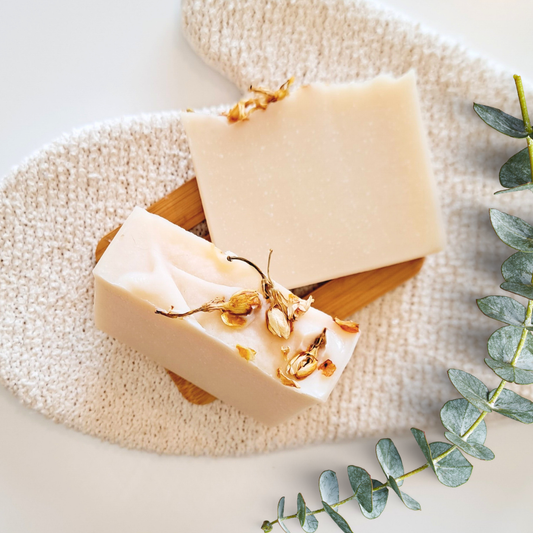 Honeysuckle jasmine floral natural soap bar handmade in New Zealand