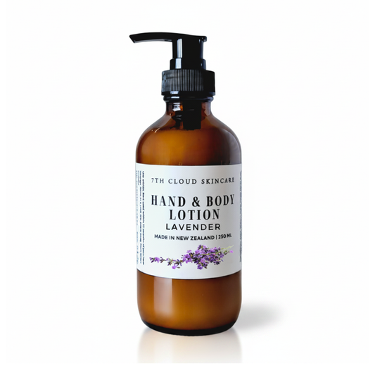 Lavender hand and body lotion. Handmade in New Zealand