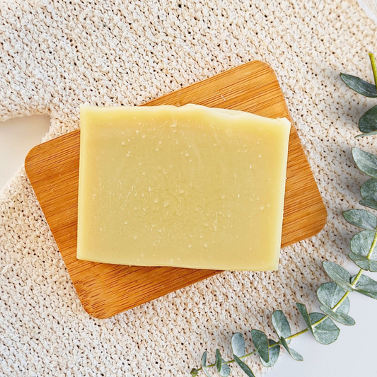 Natural 75% Olive Oil unscented soap bar. Hand made in New Zealand