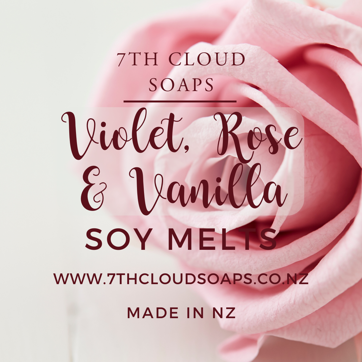 Soy Wax Melts - Violet, Rose & Vanilla (Kenzo Flower type)