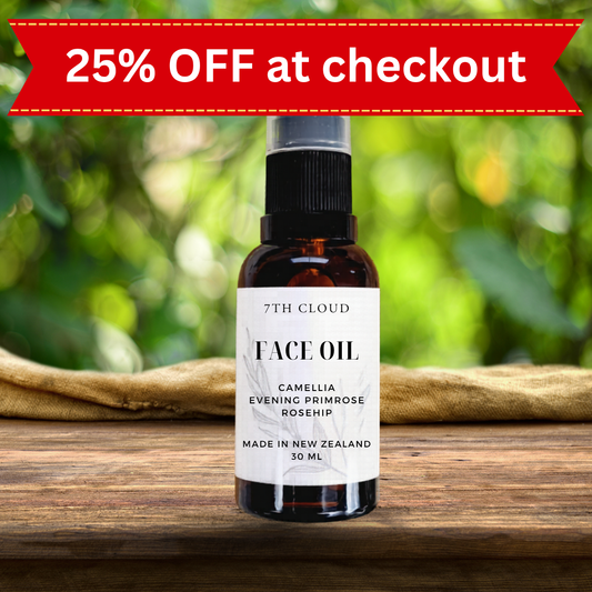 Face Oil | Camellia, Evening Primrose, Rosehip | Made in NZ