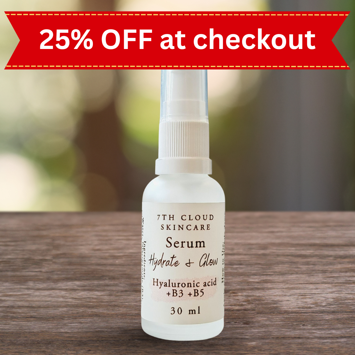 Hydrate & Glow Serum| Hyaluronic Acid + B3 + B5