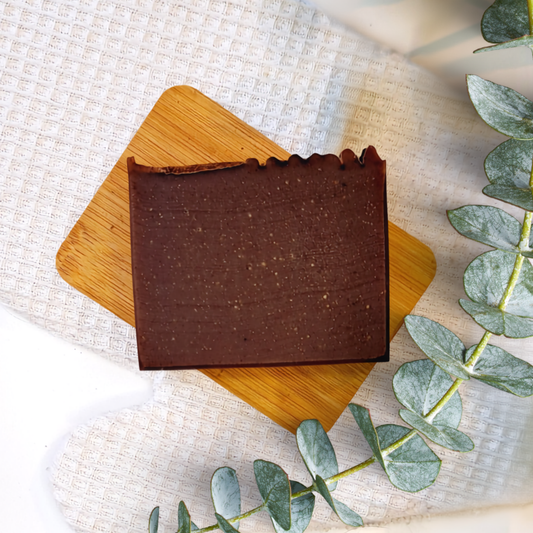 Natural Tallow Turmeric soap bar. Handmade in New Zealand