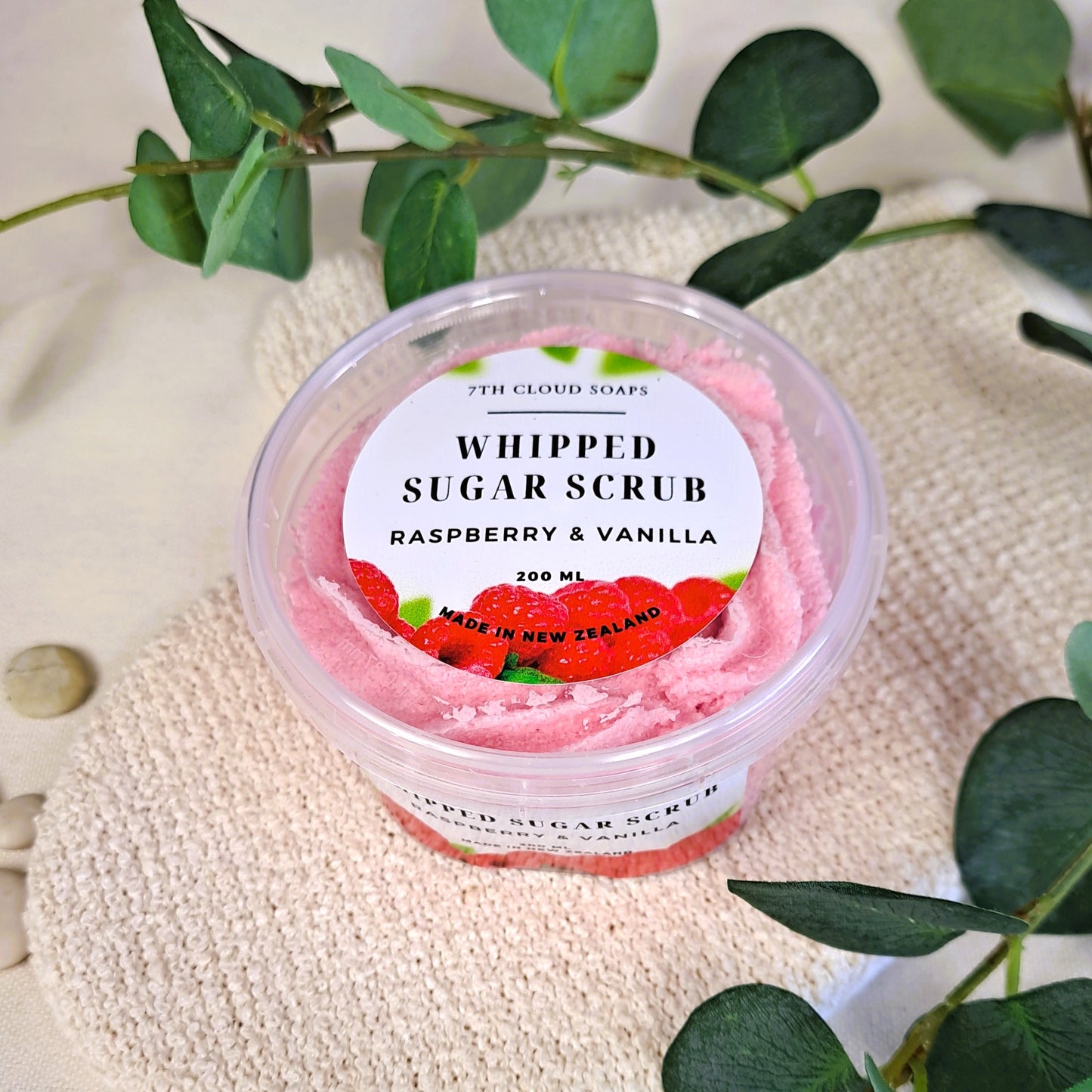 Whipped Sugar Scrub - Raspberry & Vanilla.
