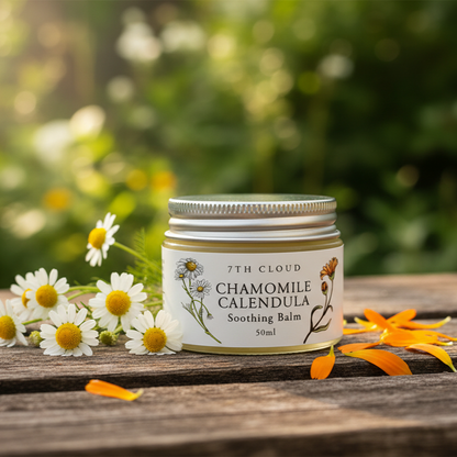Soothing Chamomile Chalendula Balm. Handmade in New Zealand