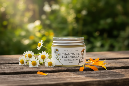 Soothing Chamomile Chalendula Balm. Handmade in New Zealand