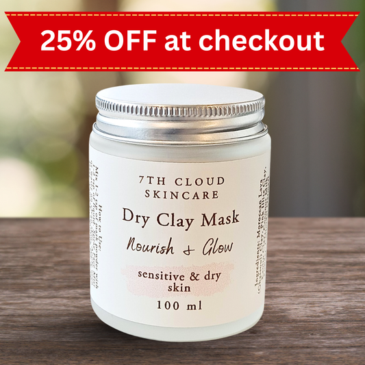 Nourish & Glow Dry Clay Mask | Sensitive & Dry Skin