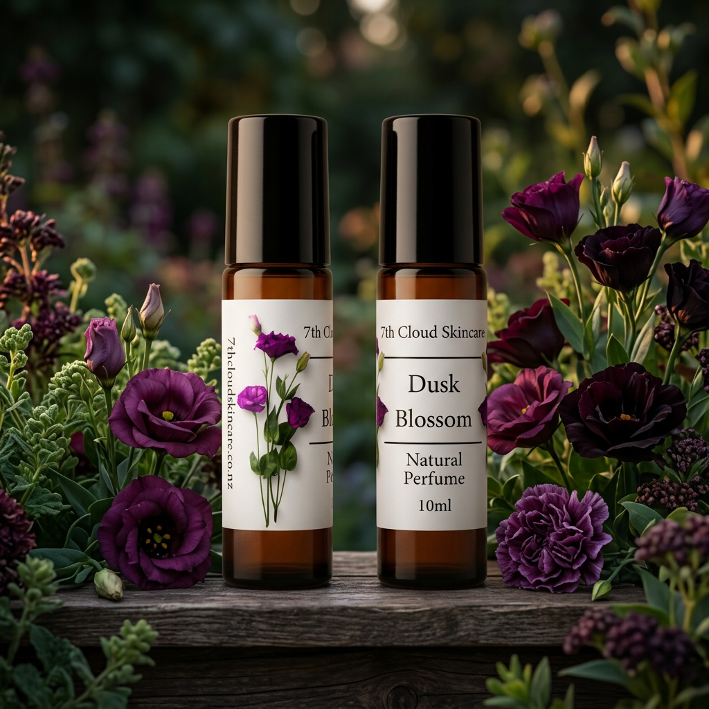 Dusk Blossom natural roll-on perfume handmade in New Zealand