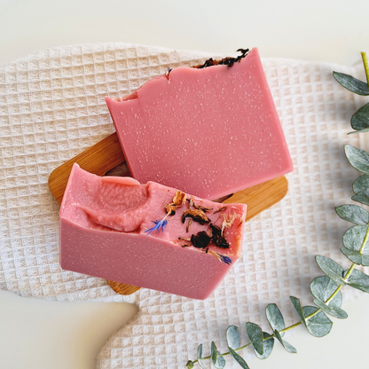 English garden scented natural soap bar handmade in New Zealand