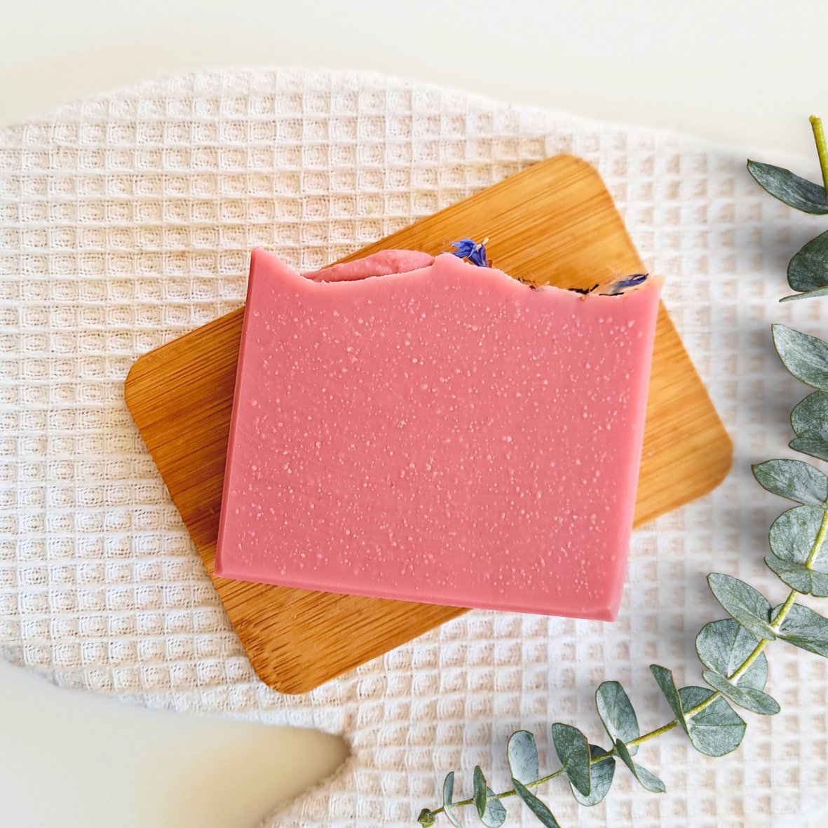 English garden scented natural soap bar handmade in New Zealand