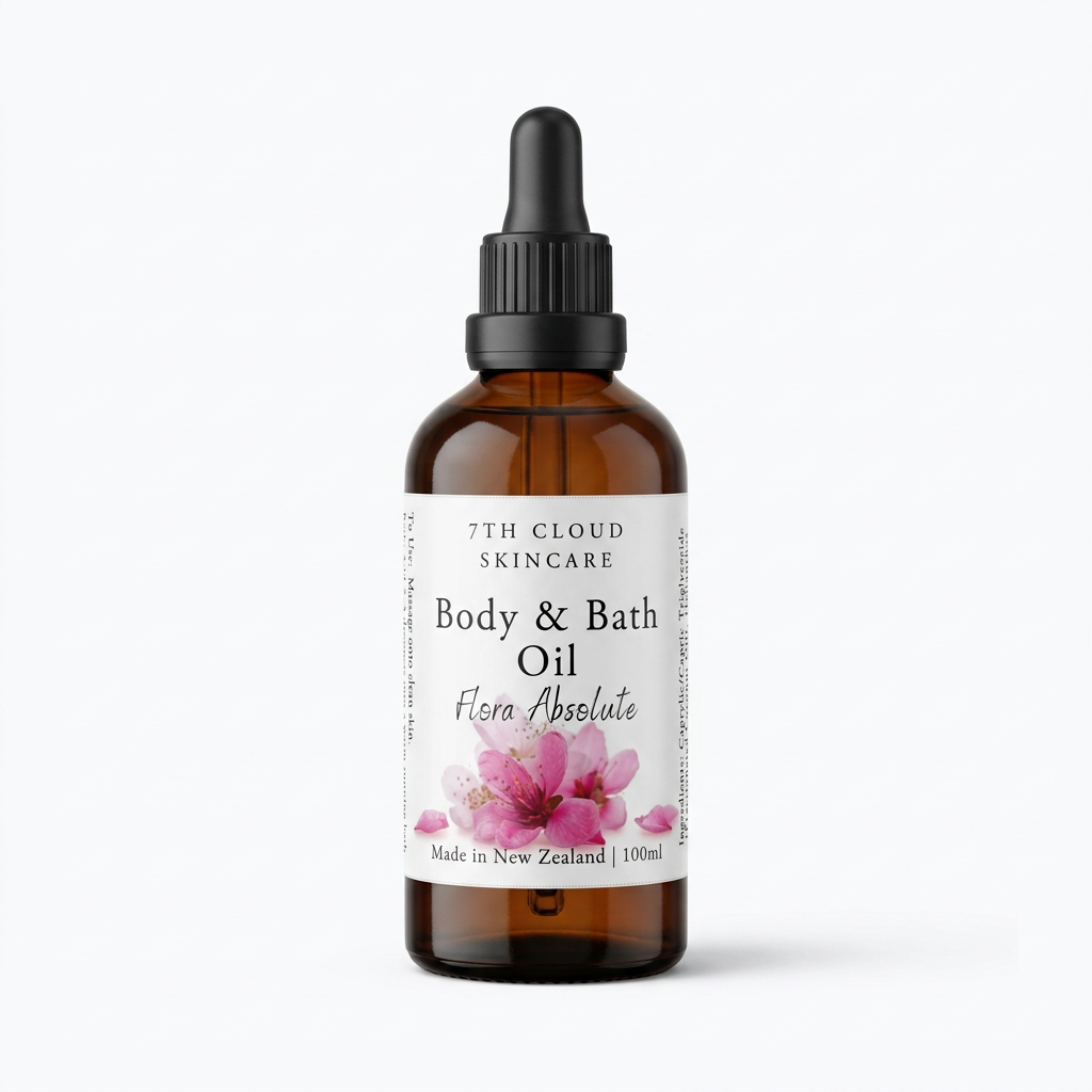 Flora Absolute Body and Bath Oil handmade in New Zealand