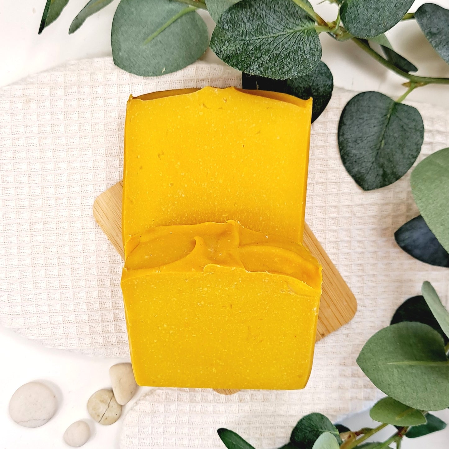 French pear scented natural soap bar handmade in New Zealand