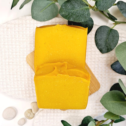 French pear scented natural soap bar handmade in New Zealand