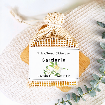 Gardenia floral natural soap bar handmade in New Zealand