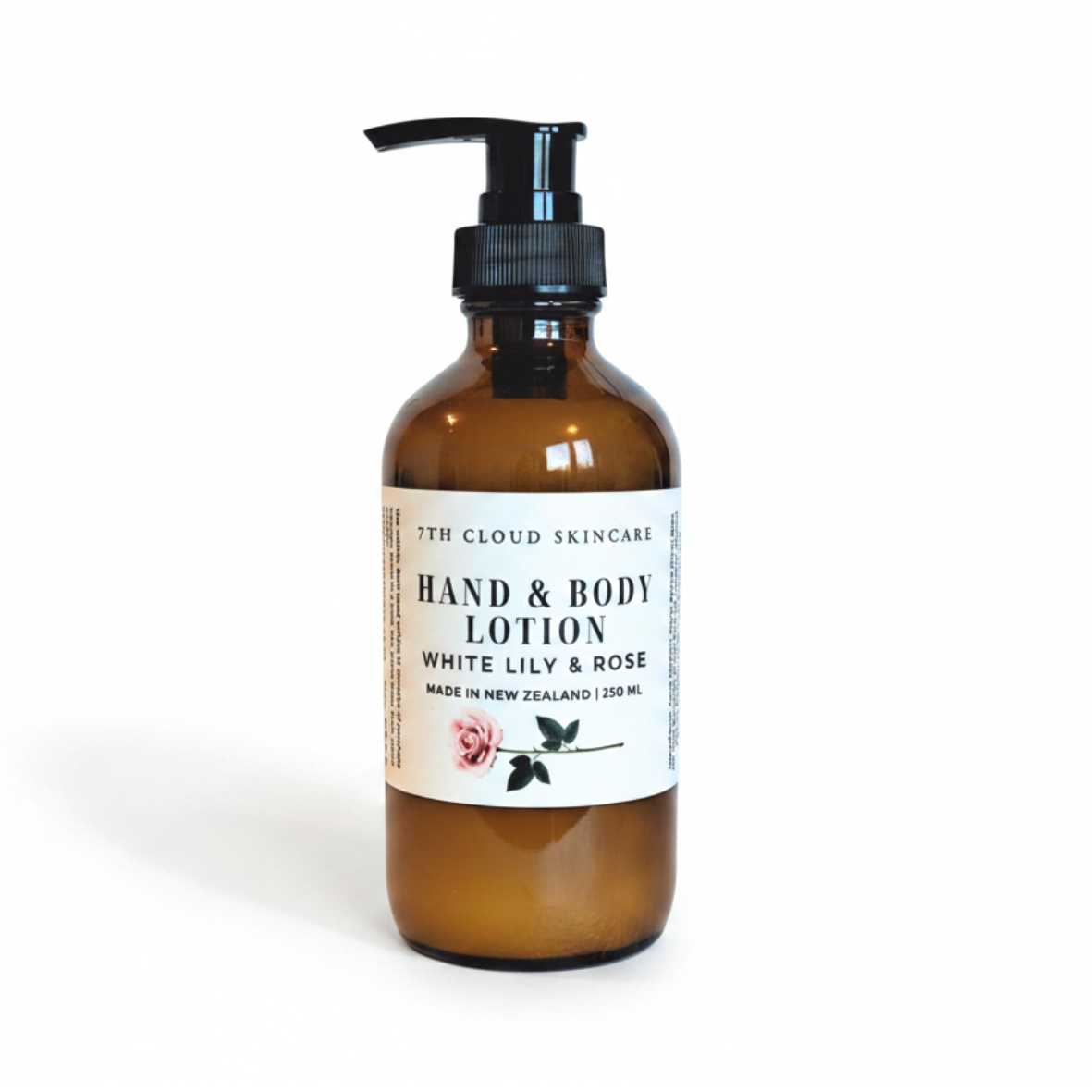 Hand and Body lotion Whie Lily and Rose handmade in New Zealand