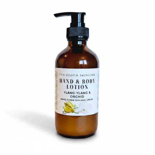 Hand and body lotion Ylang-Ylang and Orchid handmade in New Zealand