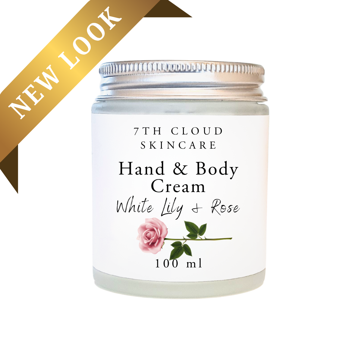 White Lily Rose hand body cream, handmade in New Zealand