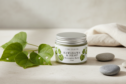Restorative balm Kawakawa and Hemp. Handmade in New Zealand