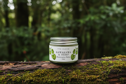Restorative balm Kawakawa and Hemp. Handmade in New Zealand