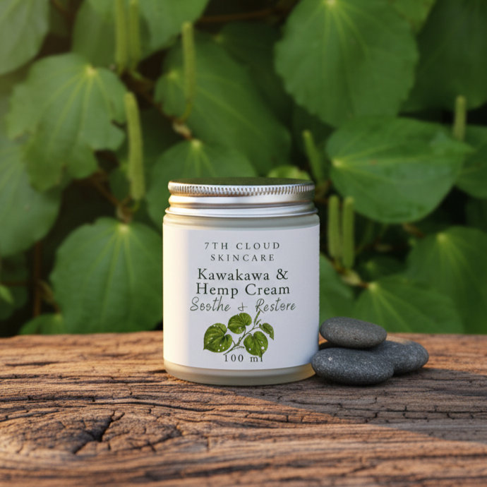 Kawakawa and Hemp cream handmade in New Zealand