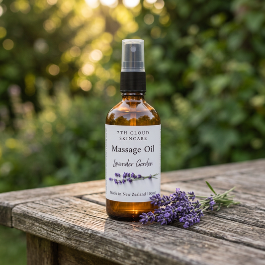 Lavender Garden Massage Oil handmade in New Zealand