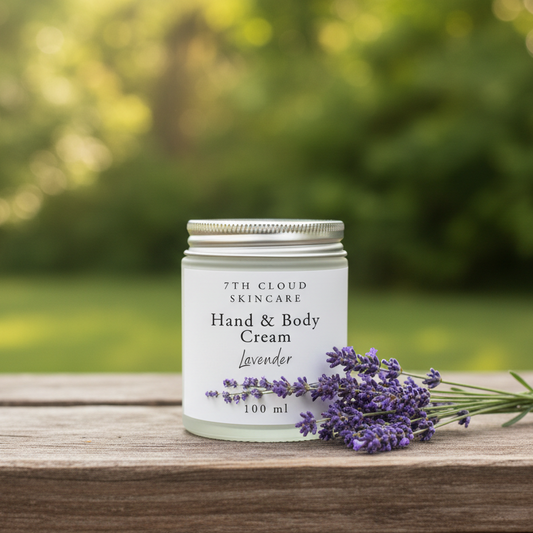Natural hand and body cream Lavender, handmade in New Zealand