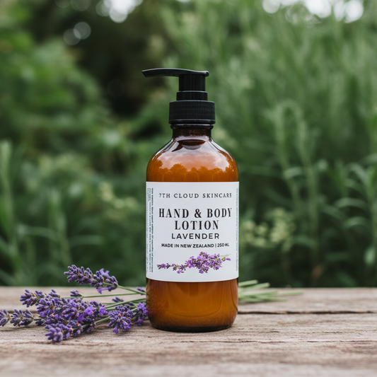 Lavender hand and body lotion. Handmade in New Zealand