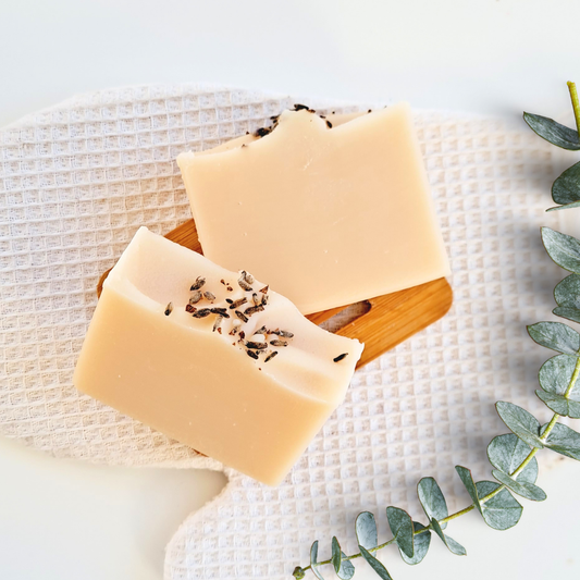 Lavender natura soap bar. Hand made in New Zealand