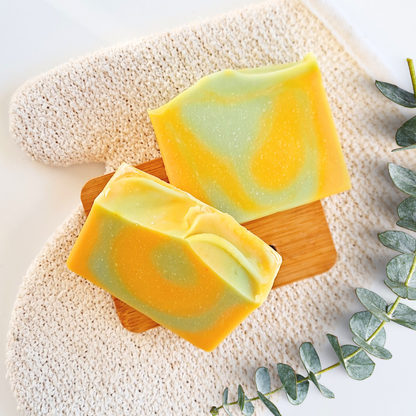 Lime Mango natural soap bar handmade in New Zealand