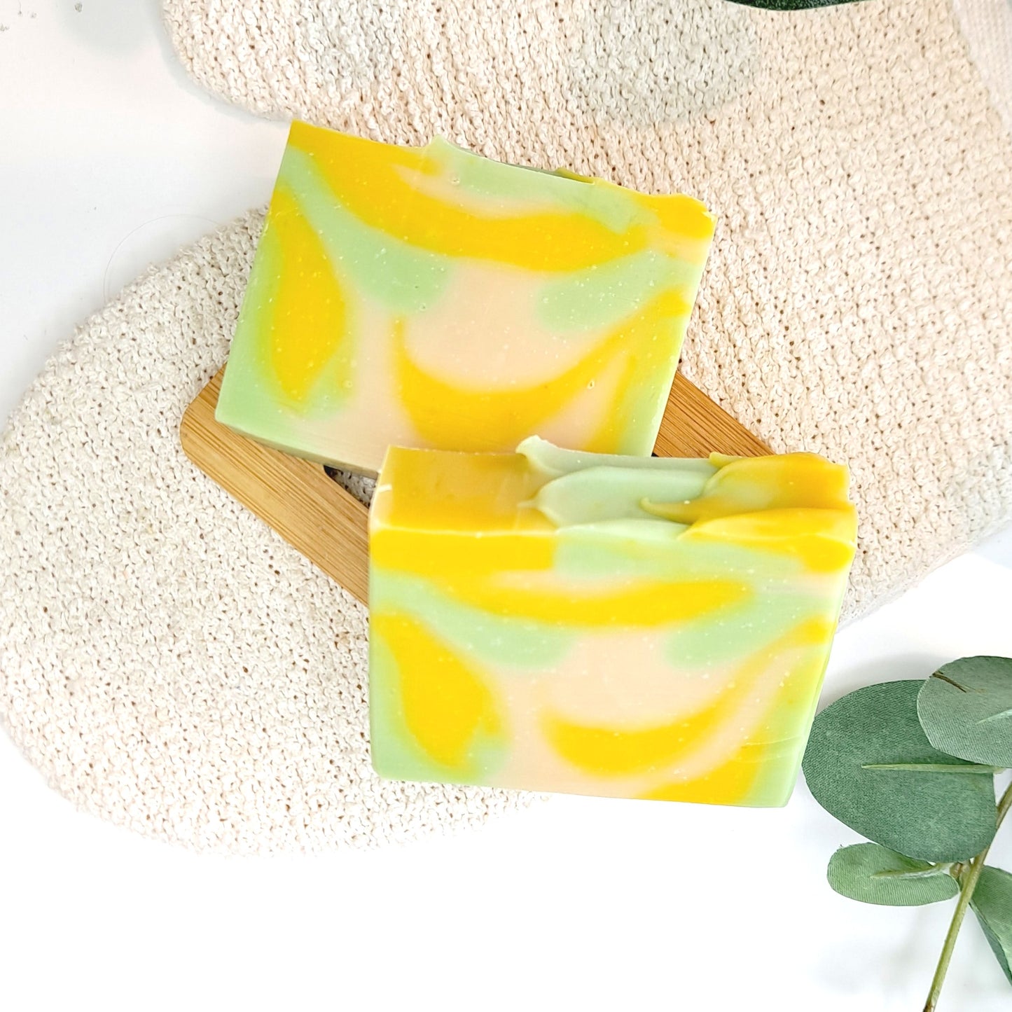 Lime Mango natural soap bar handmade in New Zealand