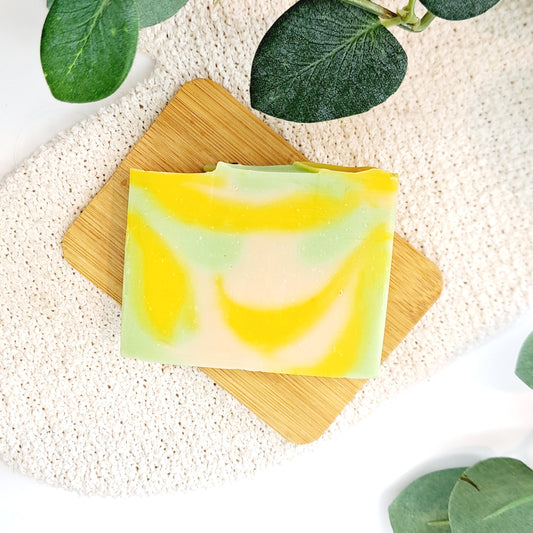 Lime Mango natural soap bar handmade in New Zealand