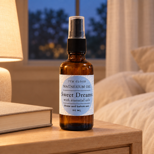 Magnesium Oil spray Sweet Dreams with essential oils blend. Handmade in New Zealand