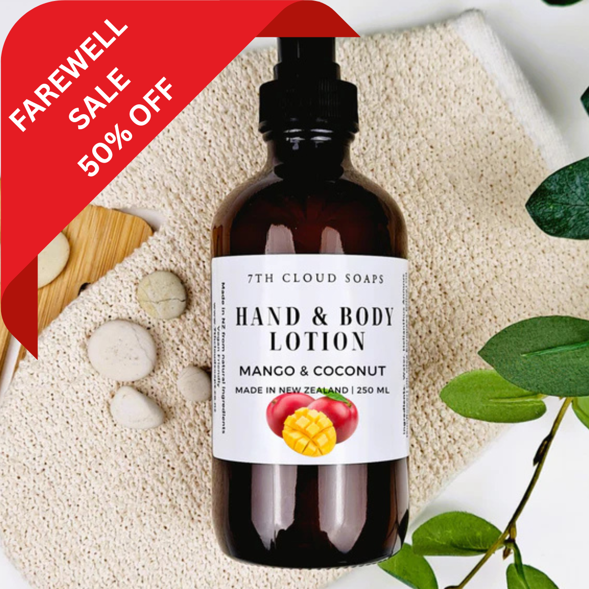 Mango Coconut hand & body lotion. Final sale New Zealand