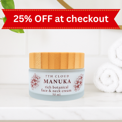 Manuka Rich Botanical Face & Neck Cream | Deep Repair for Dry & Sensitive Skin