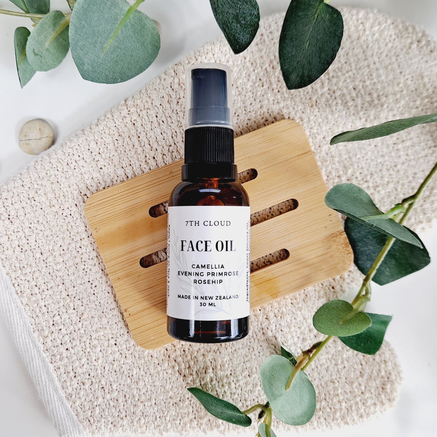 Camellia, Rosehip, and Evening Primrose face oil for dry and sensitive skin