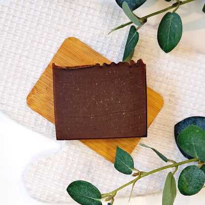 Turmeric soap bar with warm amber scent natural handmade soap NZ