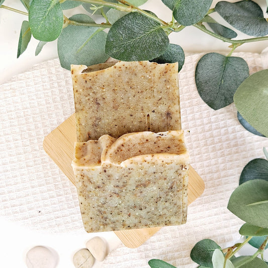 Kawakawa Glacier Clay natural soap handmade in New Zealand