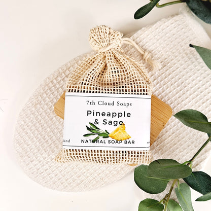 Pineapple Sage natural soap bar handmade in New Zaland