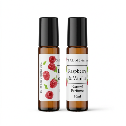 Raspberry and Vanilla roll-on natural perfume handmade in New Zealand