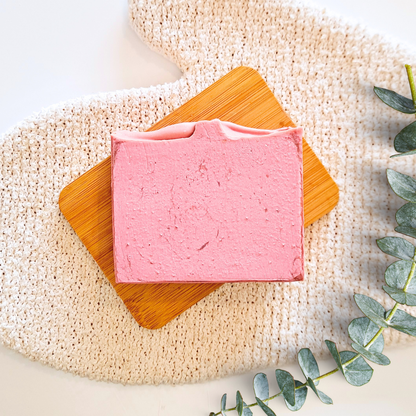 Raspberry and Vanilla soap, handmade in New Zealand