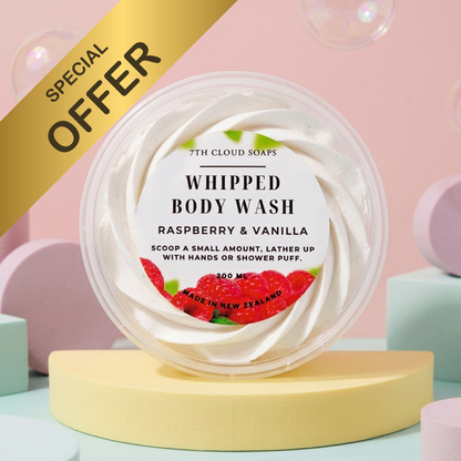 Whipped body wash raspberry & Vanilla. New Zealand