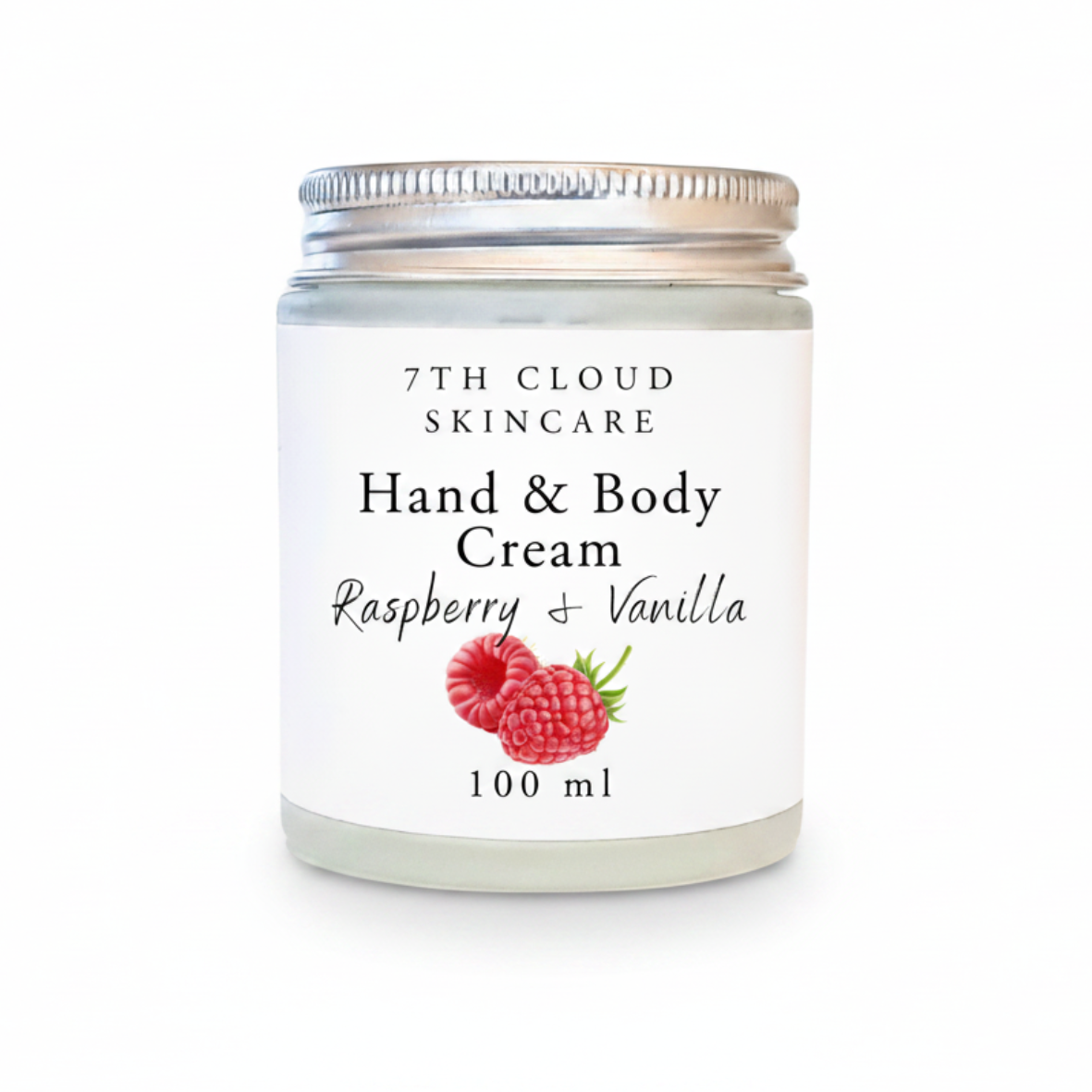 Raspberry and vanilla hand and body cream, handmade in New Zealand