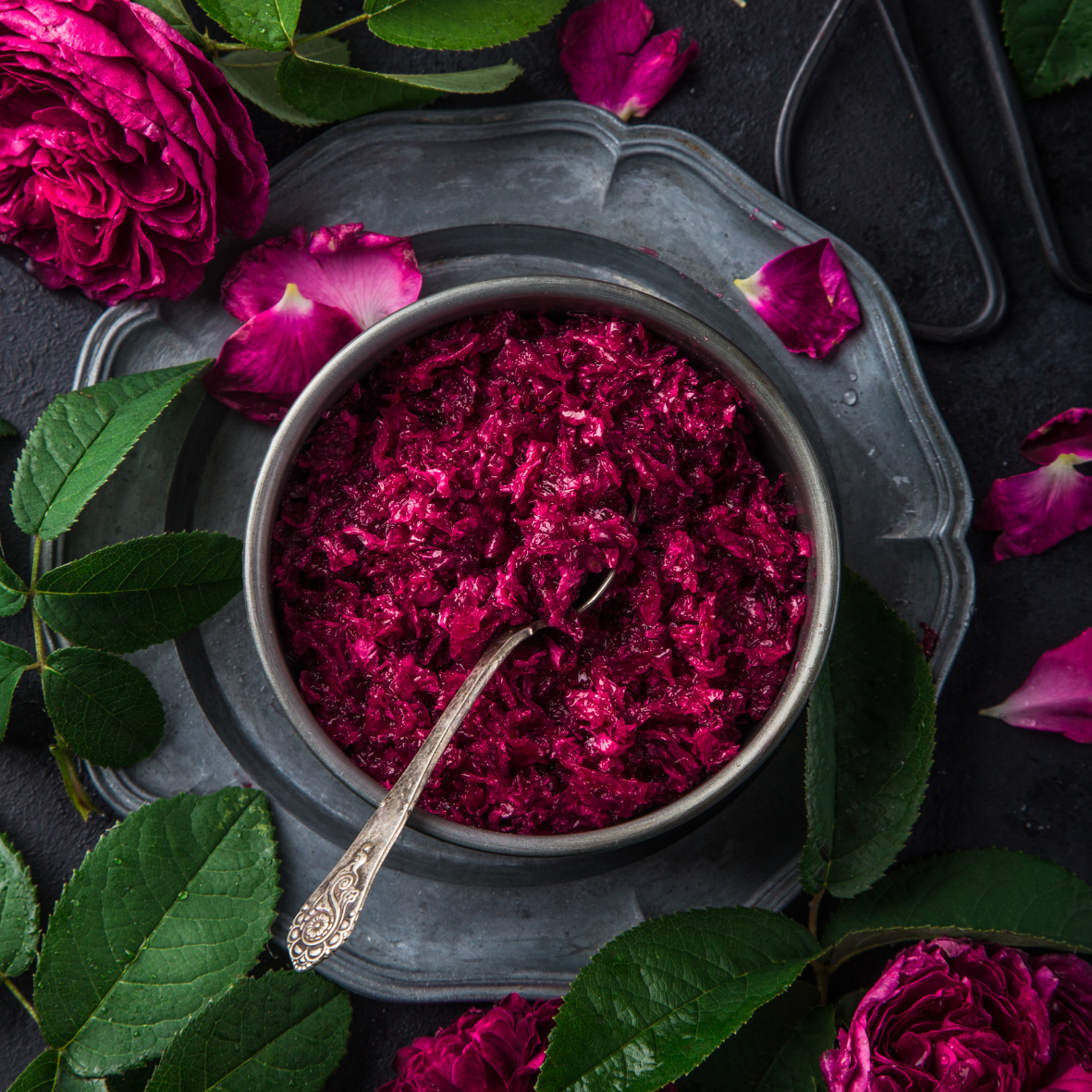 Rose Jam fragrance oil infused with natural Geranium, Lemon, Palmarosa essential oils