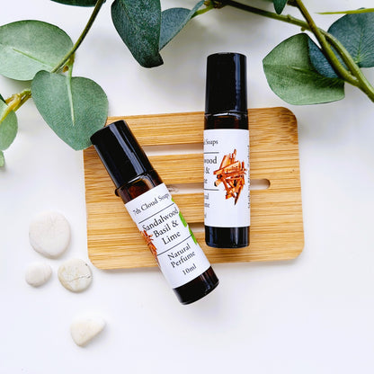 Sandalwood, Basil & Lime - Natural Perfume
