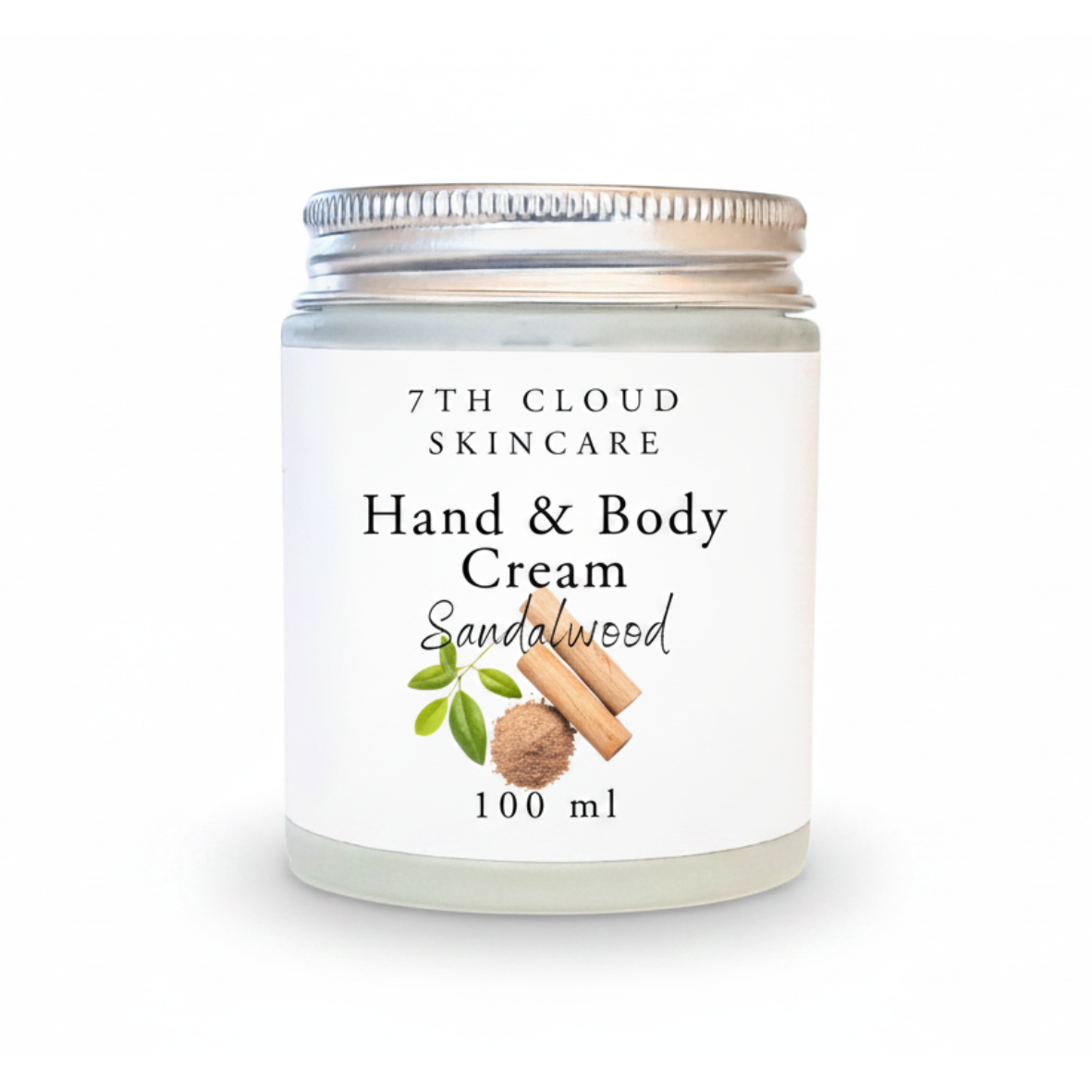 Sandalwood hand and body cream. Hand made in New Zealand. 7th Cloud
