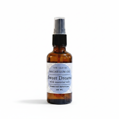 Magnesium Oil spray Sweet Dreams with essential oils blend. Handmade in New Zealand