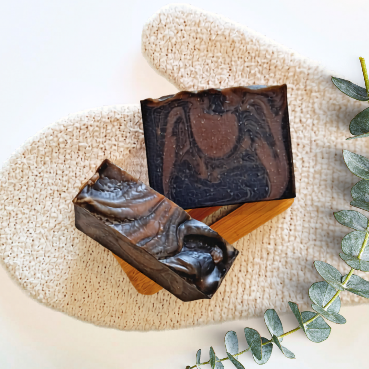 Sandalwood Charcoal natural soap bar handmade in New Zealand
