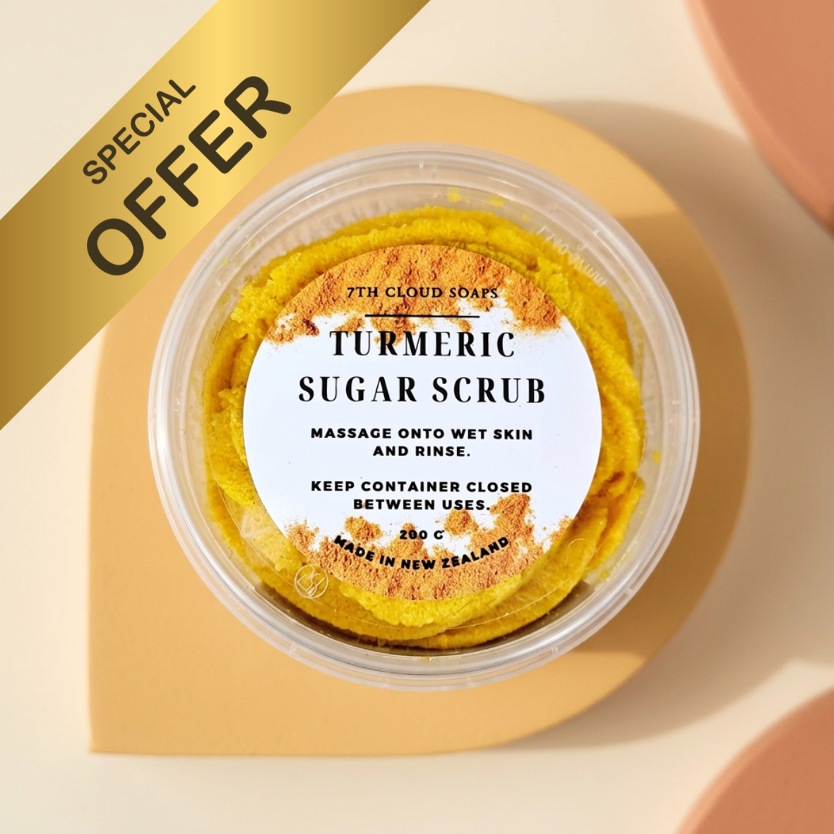 Turmeric Whipped Sugar Scrub. New Zealand