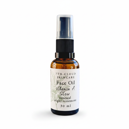 Face Oil with Vitamin A and Camellia. Handmade in New Zealand